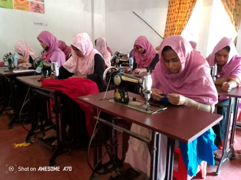 24 Bangladeshi Women are Developing Skills to Produce Women Underwear