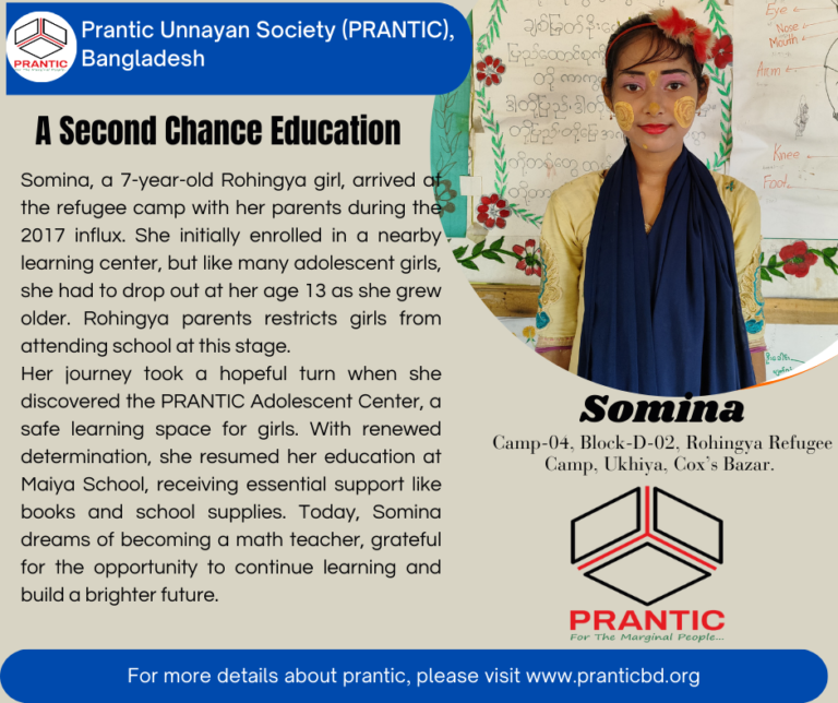 Second Chance Education for Somina