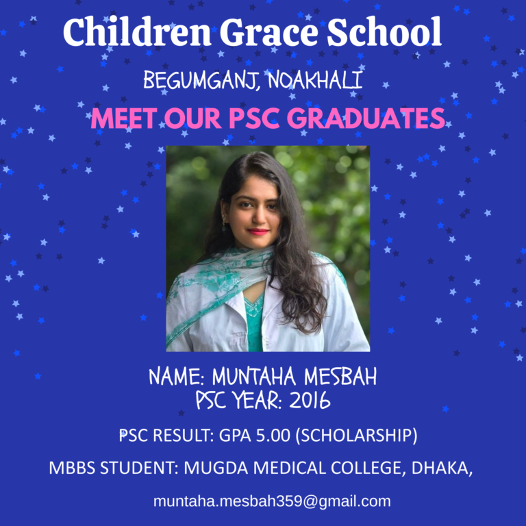 MEET OUR PSC GRADUATES
